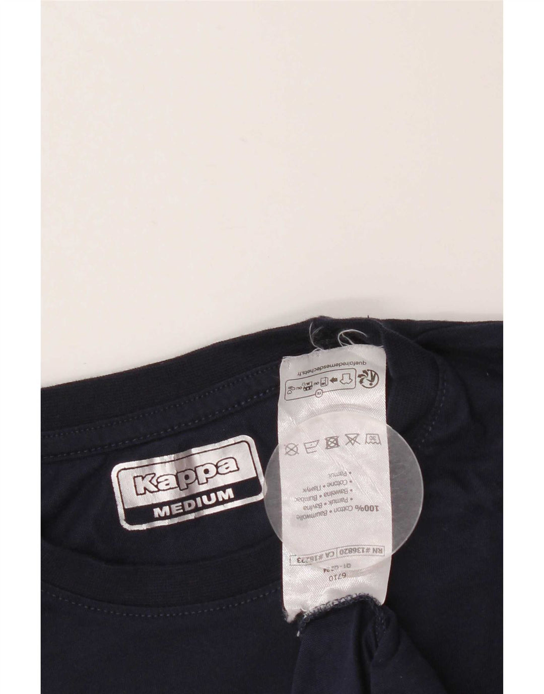 Ανδρικό γραφικό μπλουζάκι Kappa Top Medium Navy Blue από βαμβάκι