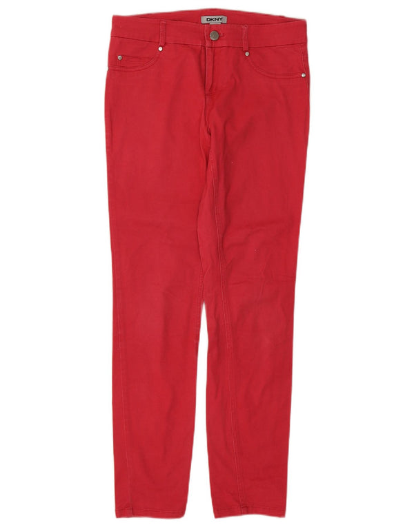 Dkny Γυναικείο Slim Jeans US 2 XS W28 L28 Κόκκινο βαμβακερό