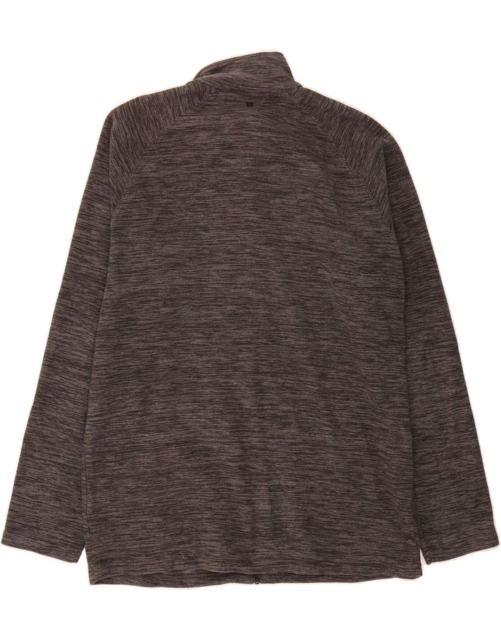 MOUNTAIN WAREHOUSE Mens Fleece Jacket UK 40 Large Grey Flecked Polyester Vintage Mountain Warehouse and Second-Hand Mountain Warehouse from Messina Hembry 