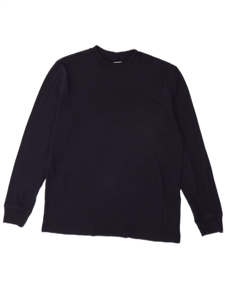 Lands End Ανδρικό τοπ μακρυμάνικο UK 38/40 Medium Navy Blue