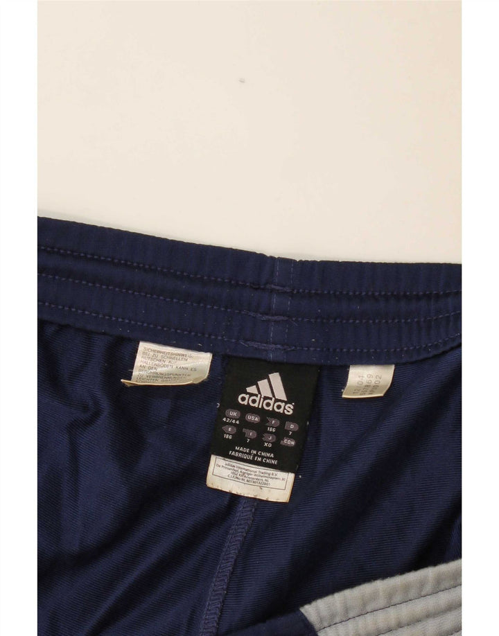 Ανδρική φόρμα Adidas Παντελόνι 2XL Navy Blue Colorblock Polyester