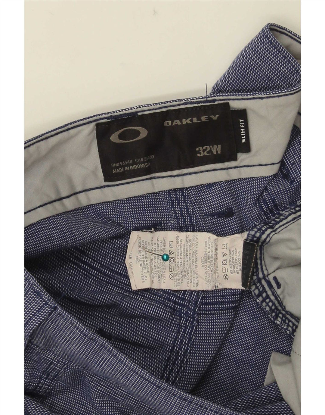 Ανδρικό σορτς καθημερινό Oakley W32 μεσαίο μπλε βαμβακερό