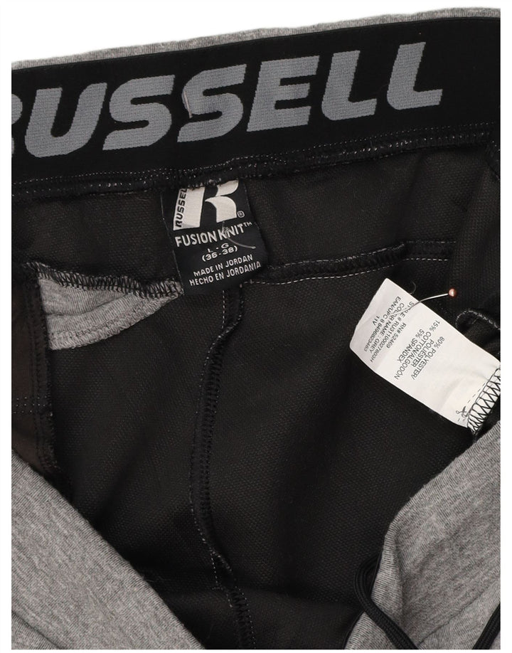 RUSSELL ATHLETIC Ανδρική αθλητική φόρμα παντελόνι Joggers μεγάλο γκρι πολυεστέρα