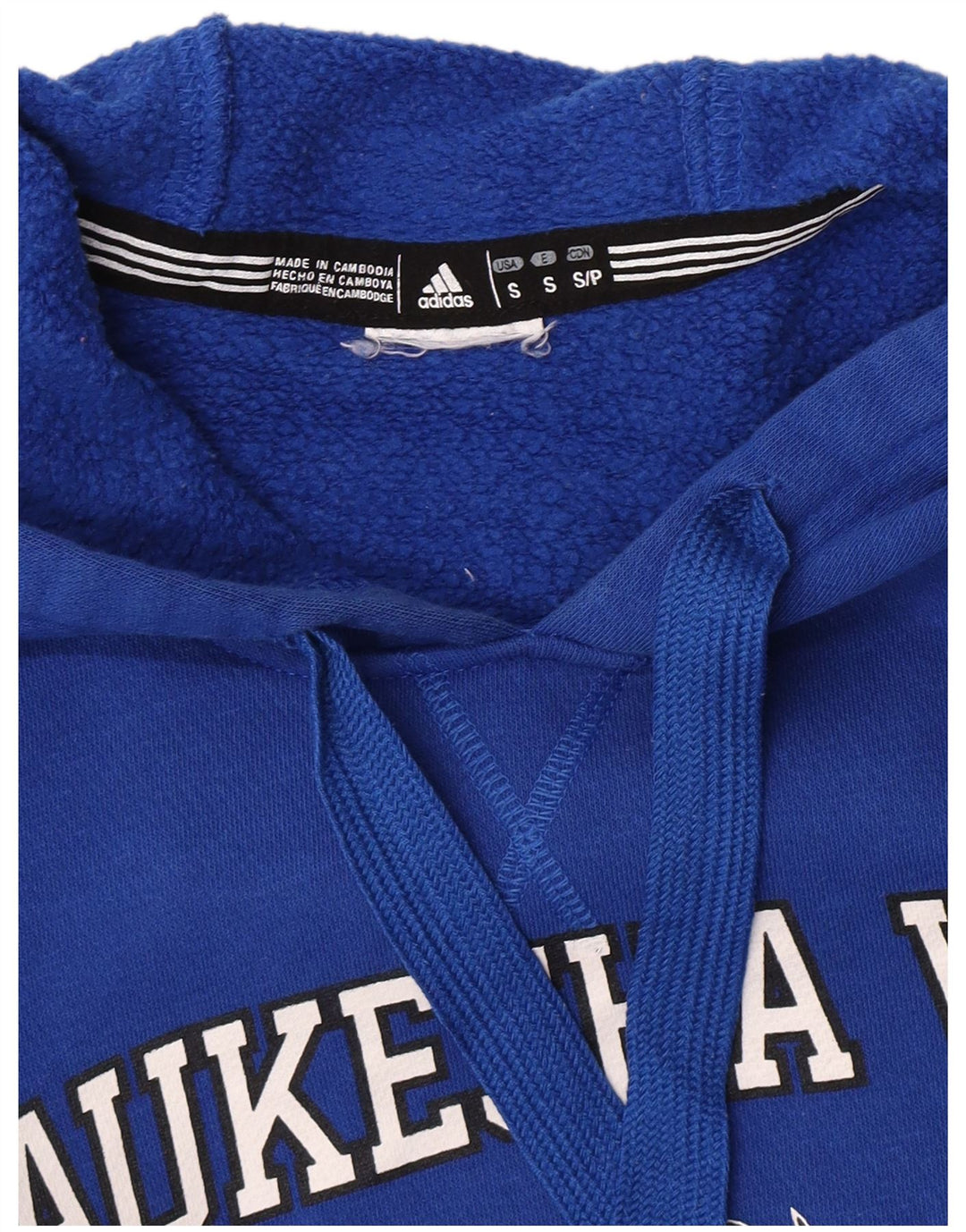Adidas Ανδρικά Wolverines Graphic Hoodie Jumper Small Blue
