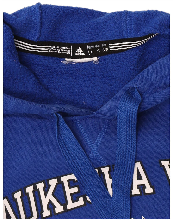 Adidas Ανδρικά Wolverines Graphic Hoodie Jumper Small Blue