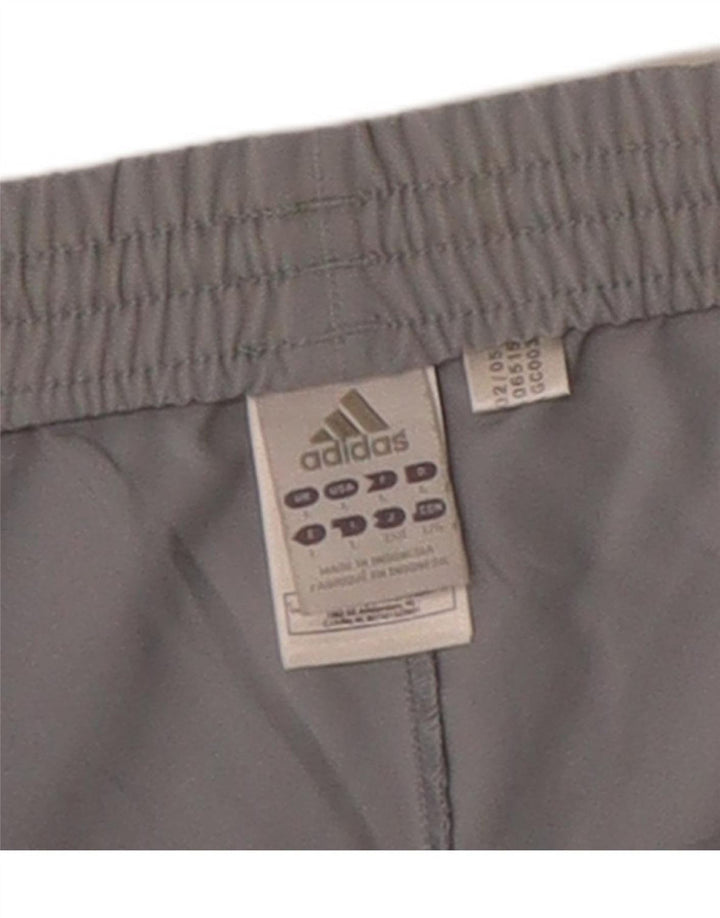 ADIDAS Mens Climacool Sport Shorts Large Grey Polyester
