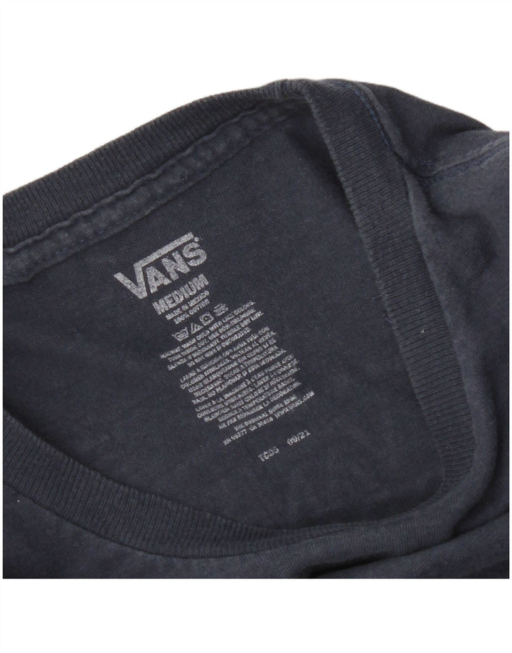 Ανδρικό γραφικό T-Shirt Vans Top Medium Navy Blue