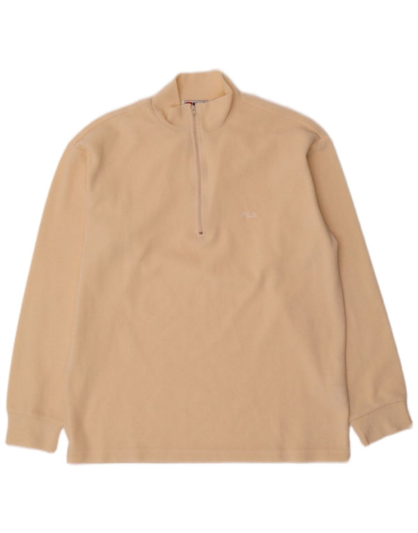 Fila Ανδρικό φερμουάρ Fleece Jumper IT 50 Medium Beige Polyester