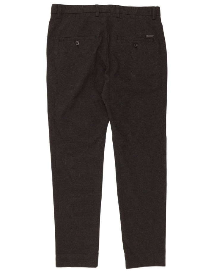 Ανδρικό Jack & Jones Slim Fit Casual Παντελόνι W31 L30 Γκρι Houndstooth Μοντέρνο