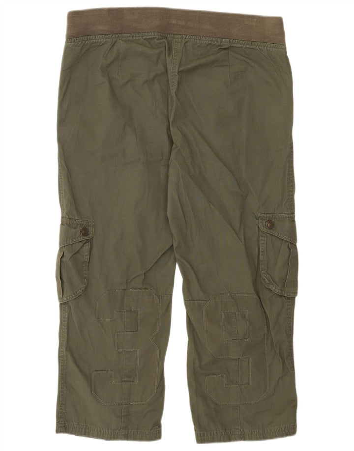 Γυναικεία Benetton Graphic Cargo Παντελόνι Capri W36 L22 Khaki