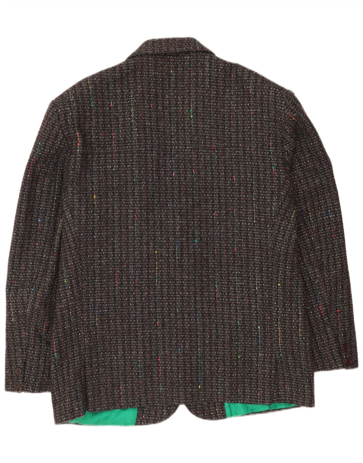 Luck in Luck Ανδρικό σακάκι σακάκι με 3 κουμπιά UK 42 XL Γκρι μαλλί