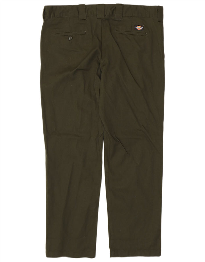 DICKIES Ανδρικό ίσιο παντελόνι Chino W38 L32 Χακί Πολυεστέρας