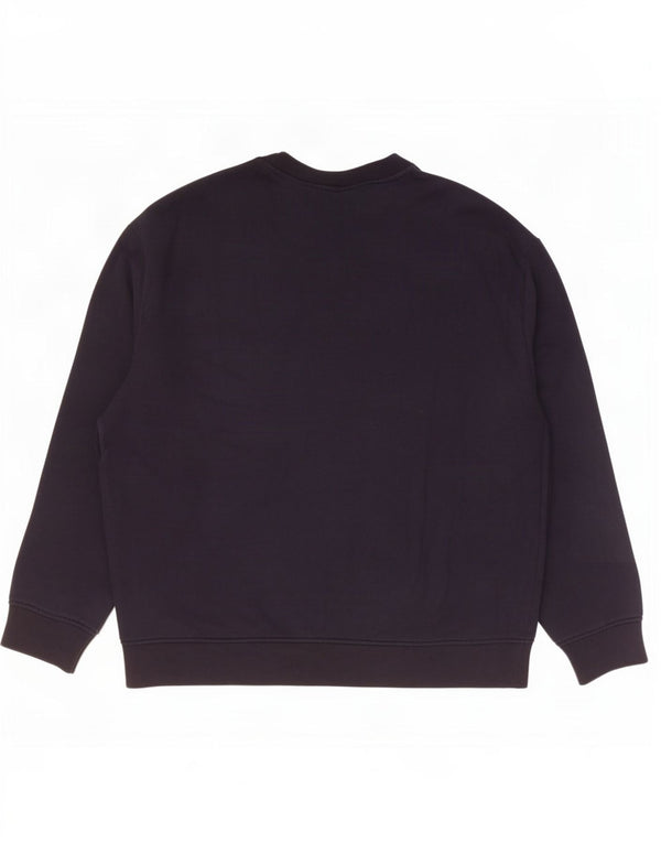 Emporio Armani Γυναικεία γραφική φούτερ Jumper UK 20 2XL Black Modal