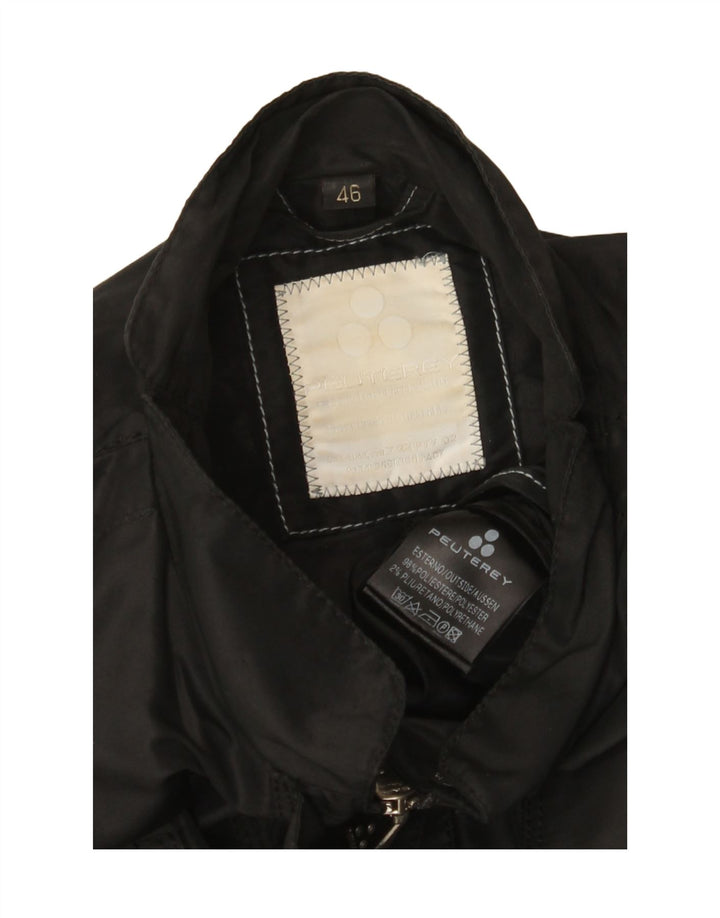 PEUTEREY Γυναικείο Utility Jacket IT 46 Large Μαύρο Πολυεστέρας