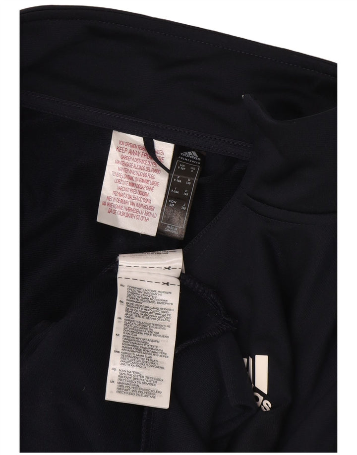 ADIDAS Boys αθλητική φόρμα Top Jacket 9-10 Years Navy Blue Polyester