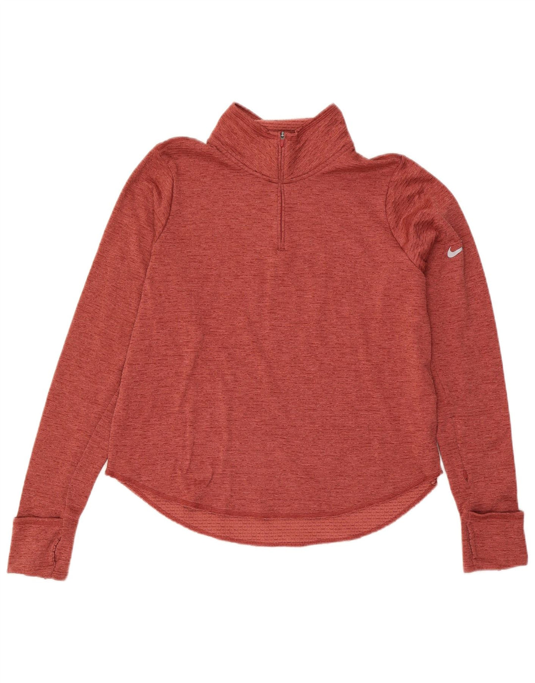 Γυναικεία φόρμα πουλόβερ με φερμουάρ Nike Dri Fit Top UK 16 Large Red Flecked