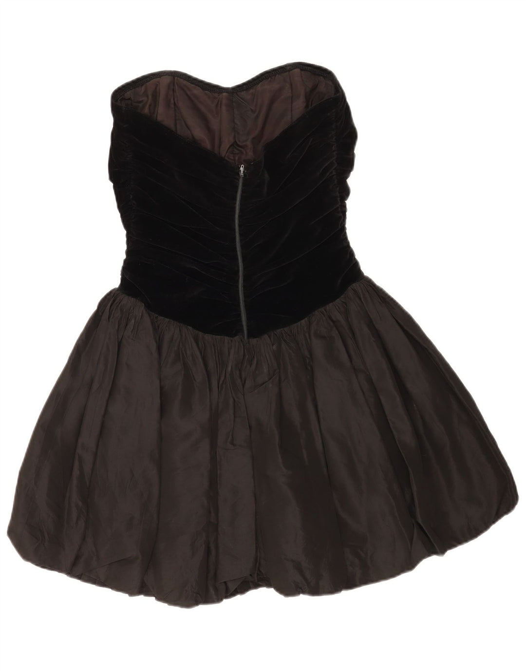 Γυναικείο στράπλες φόρεμα Aria UK 10 Small Black Colourblock