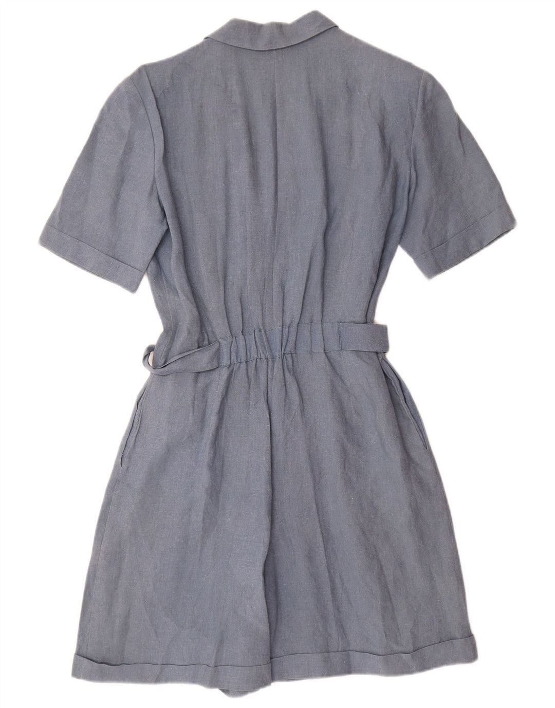 Λινό Γυναικείο Playsuit IT 42 PRISMA Medium Blue