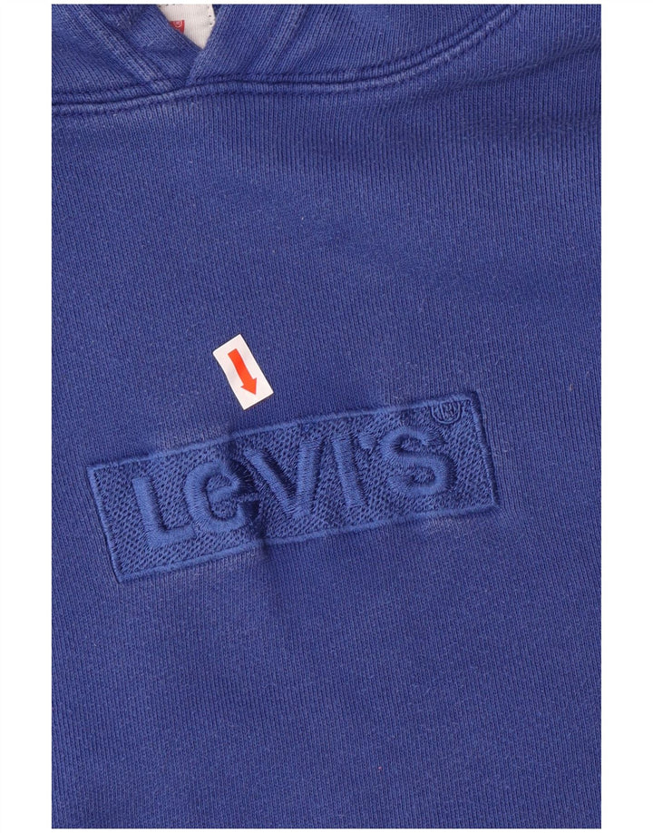 Ανδρικό γραφικό κουκούλα Levi's, μεσαίο μπλε βαμβακερό