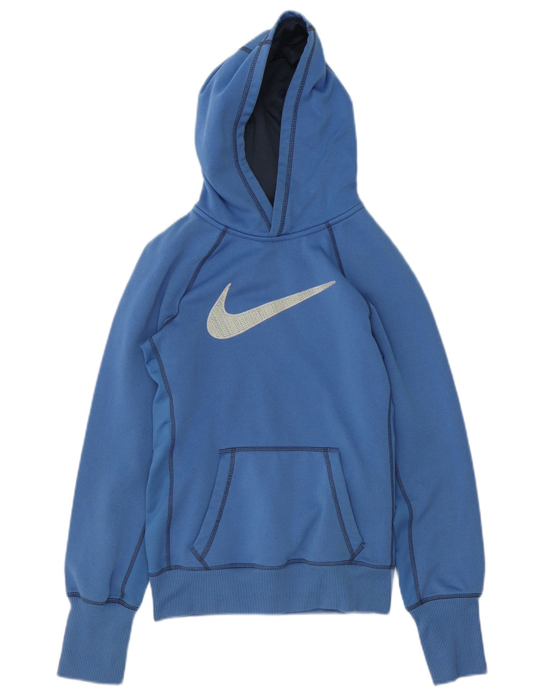 Γυναικείο γυναικείο κουκούλα με κουκούλα Nike UK 10 Small Blue Polyester