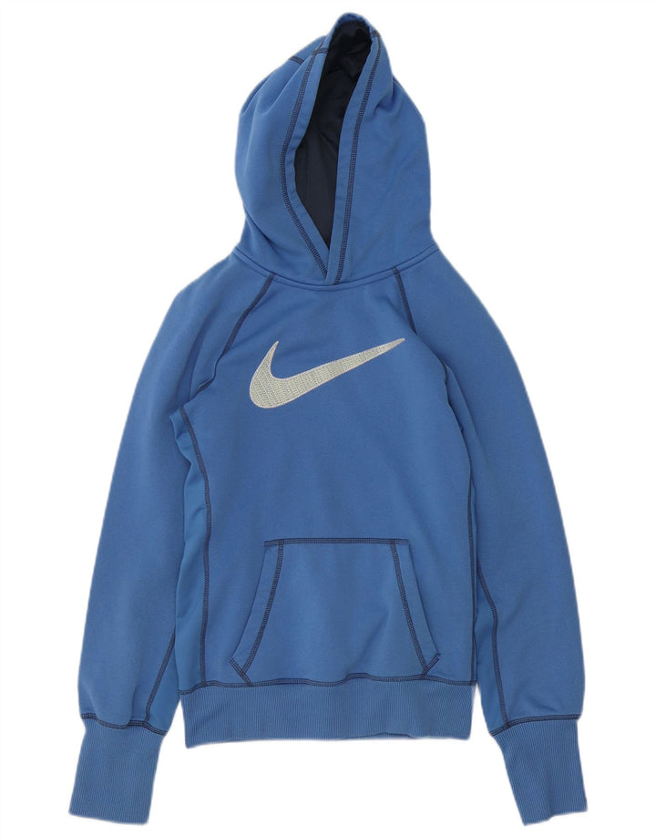Γυναικείο γυναικείο κουκούλα με κουκούλα Nike UK 10 Small Blue Polyester