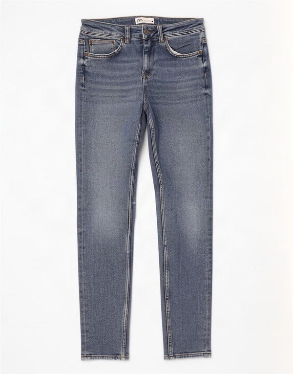 Zara Γυναικείο Slim Jeans EU 40 Medium W30 L28 Blue Cotton