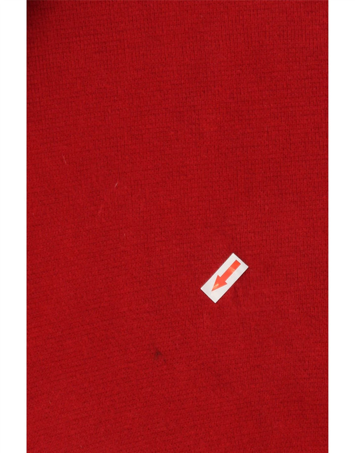 Ανδρικό πουλόβερ Barbour με φερμουάρ, μεγάλο βαμβακερό μπορντό