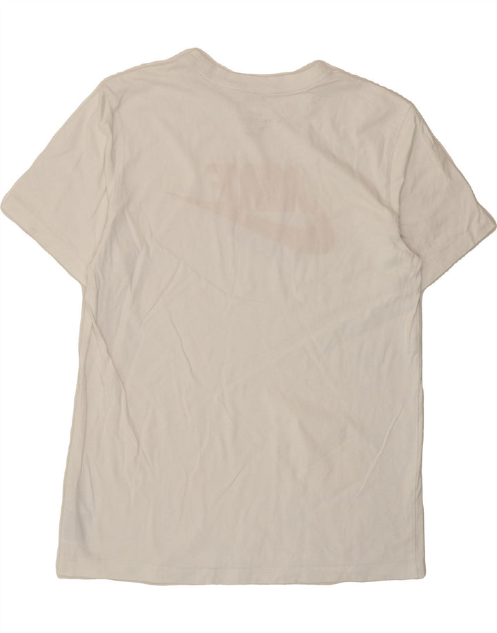 NIKE Mens Graphic T-Shirt Top Large White Cotton Vintage Nike and Second-Hand Nike from Messina Hembry 
