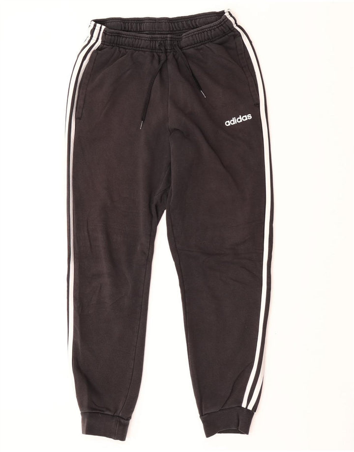 Ανδρική φόρμα Adidas Παντελόνι Joggers Μεσαίο μαύρο βαμβακερό