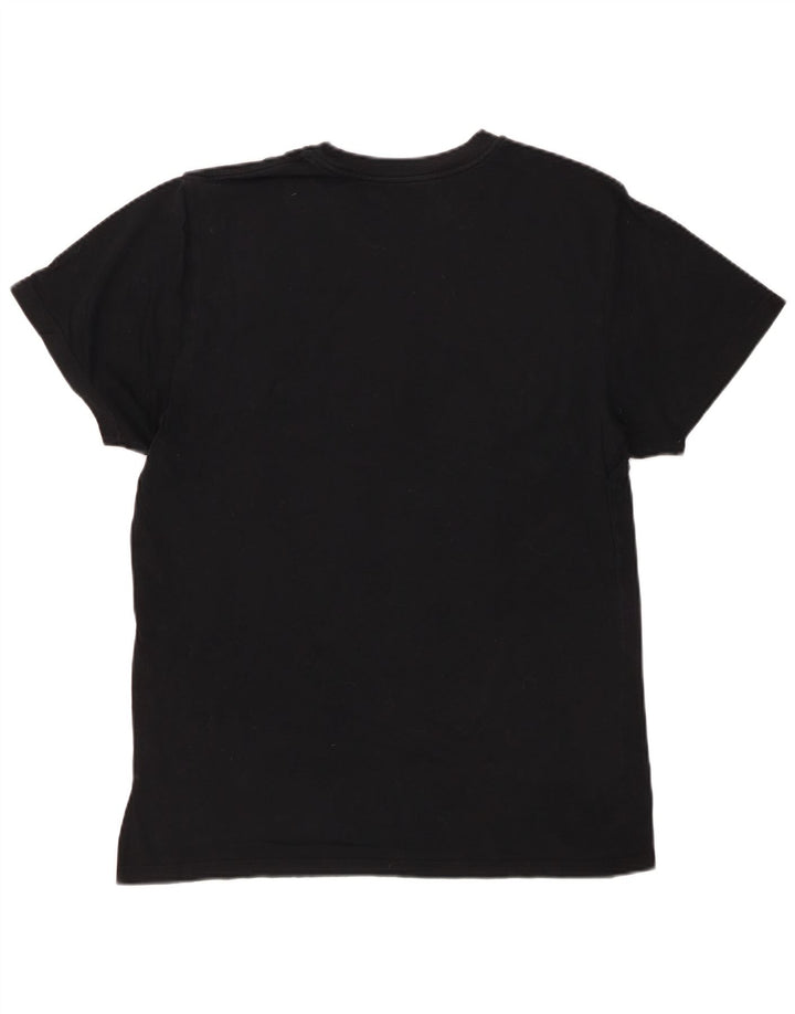 Γραφικό T-Shirt Ανδρικό VANS Custom Fit Top Μεσαίο μαύρο βαμβακερό