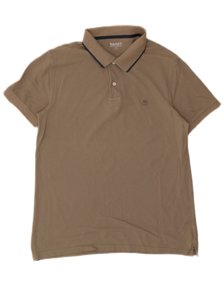 Ανδρικό πουκάμισο Timberland Slim Fit Polo μεγάλο γκρι