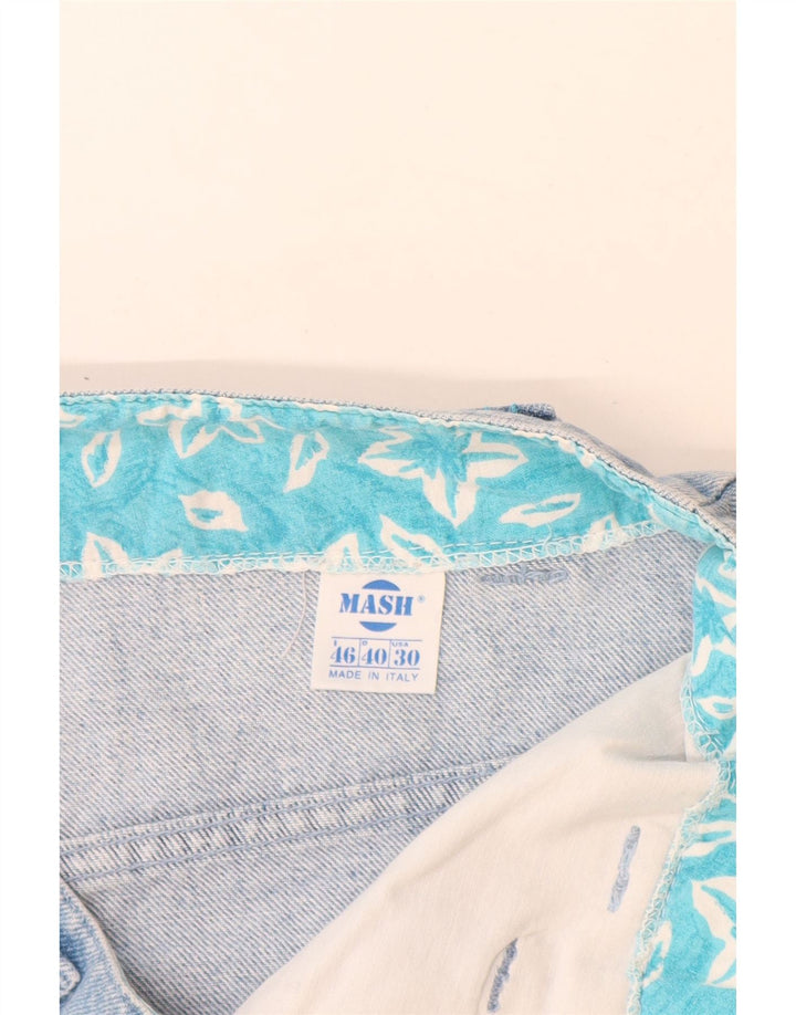 Mash Γυναικείο Tapered Jeans IT 46 Large W30 L30 Blue Cotton