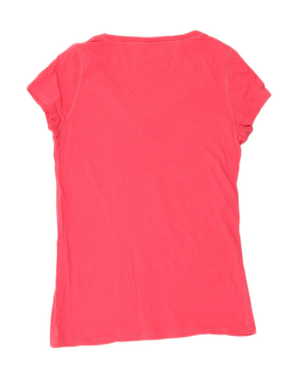 Tommy Hilfiger Γυναικείο T-Shirt Top UK 14 Large Pink