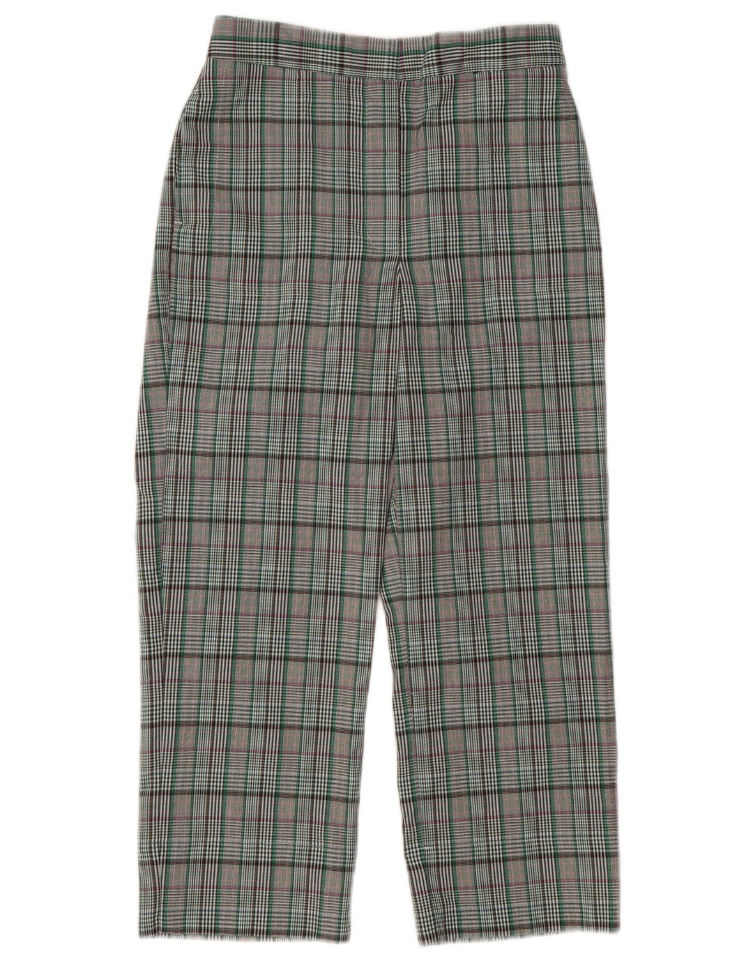 MARKS & SPENCER Γυναικείο Cropped Παντελόνι UK 8 Small W28 L24 Grey