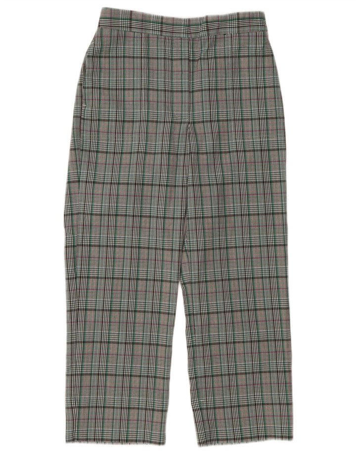 MARKS & SPENCER Γυναικείο Cropped Παντελόνι UK 8 Small W28 L24 Grey