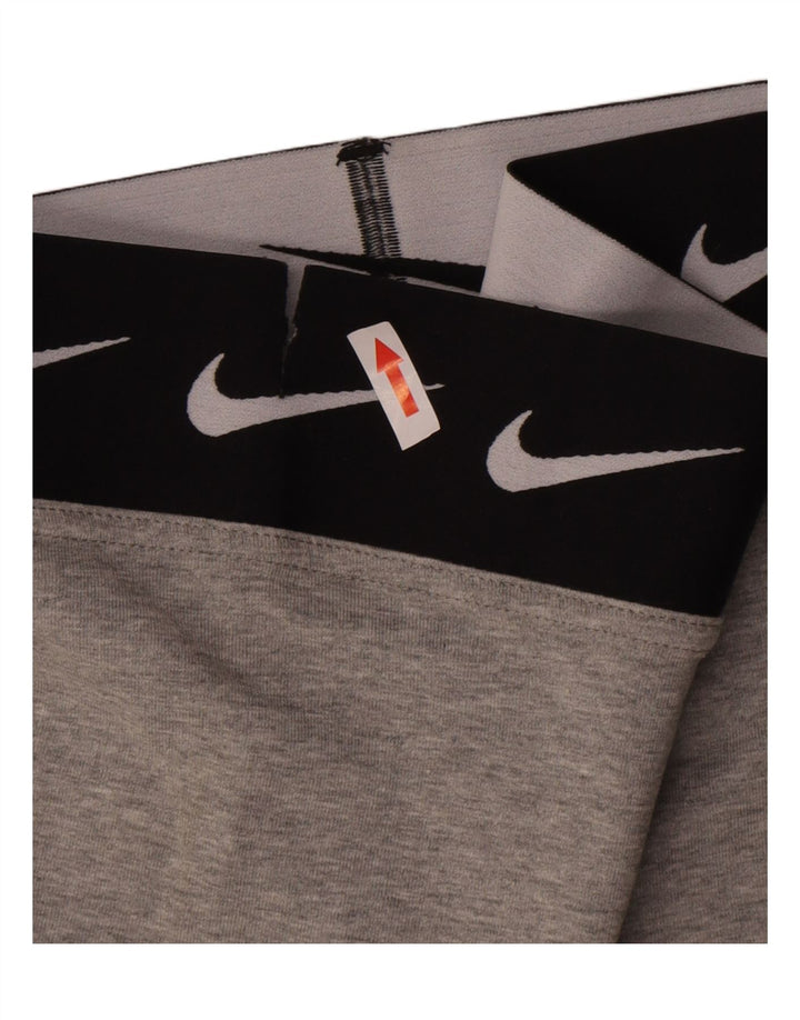 Γυναικεία γραφικά κολάν Nike UK 14 Large γκρι βαμβακερά