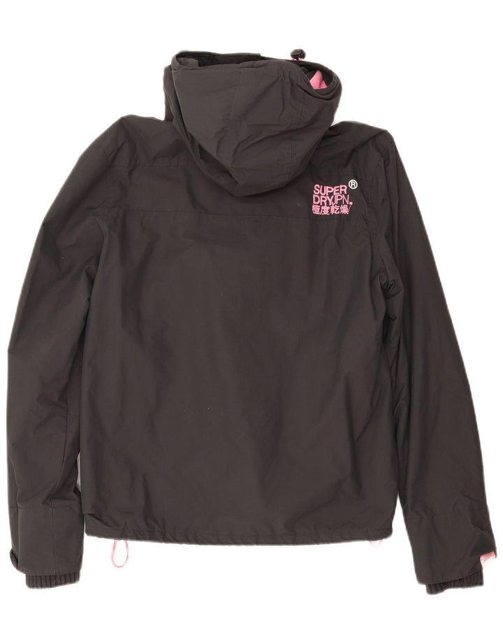 SUPERDRY Womens The Windcheater Graphic Windbreaker Jacket UK 18 XL Grey