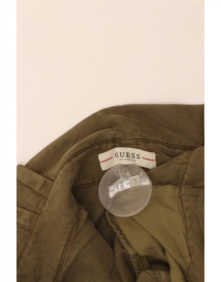 Γυναικείο Ψηλόμεσο Παντελόνι Guess μεγάλο W34 Χακί