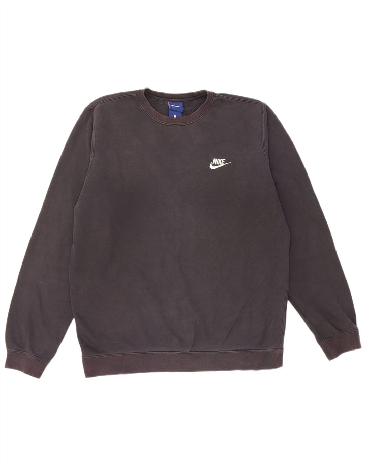 Ανδρικό φούτερ Nike Jumper, μεσαίο μαύρο βαμβακερό