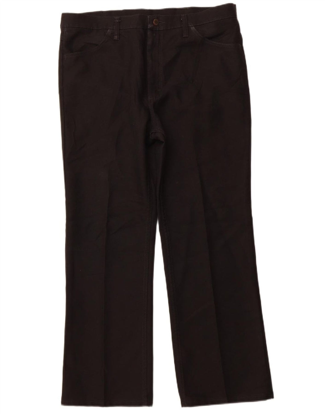 Ανδρικό ίσιο casual παντελόνι Wrangler W38 L30 Μαύρο πολυεστέρα