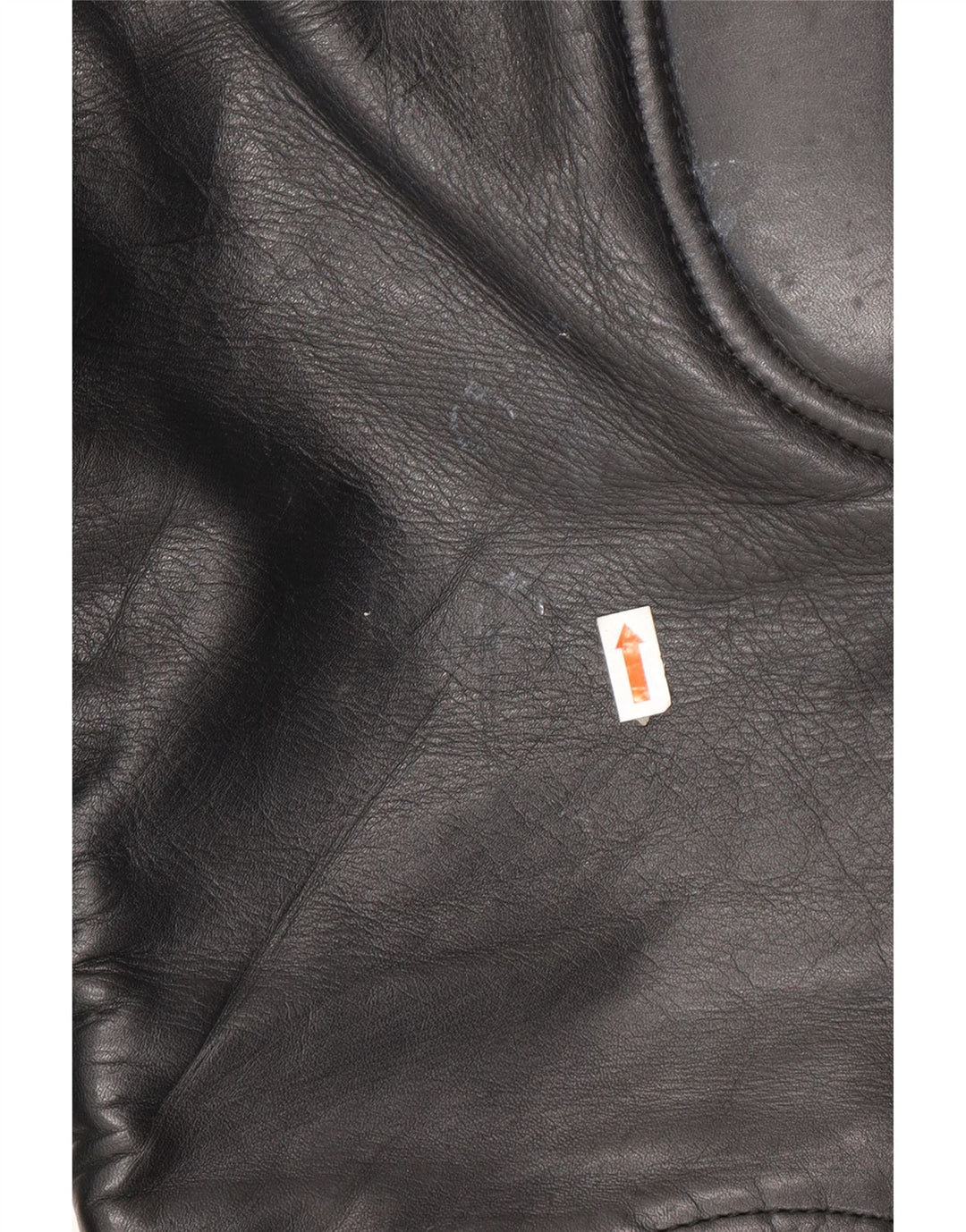 VINTAGE Ανδρικό Biker Δερμάτινο Παντελόνι W32 L23 Μαύρο