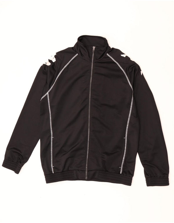 Ανδρική φόρμα γραφικής φόρμας Kappa Top Jacket Large Black Colourblock Polyester