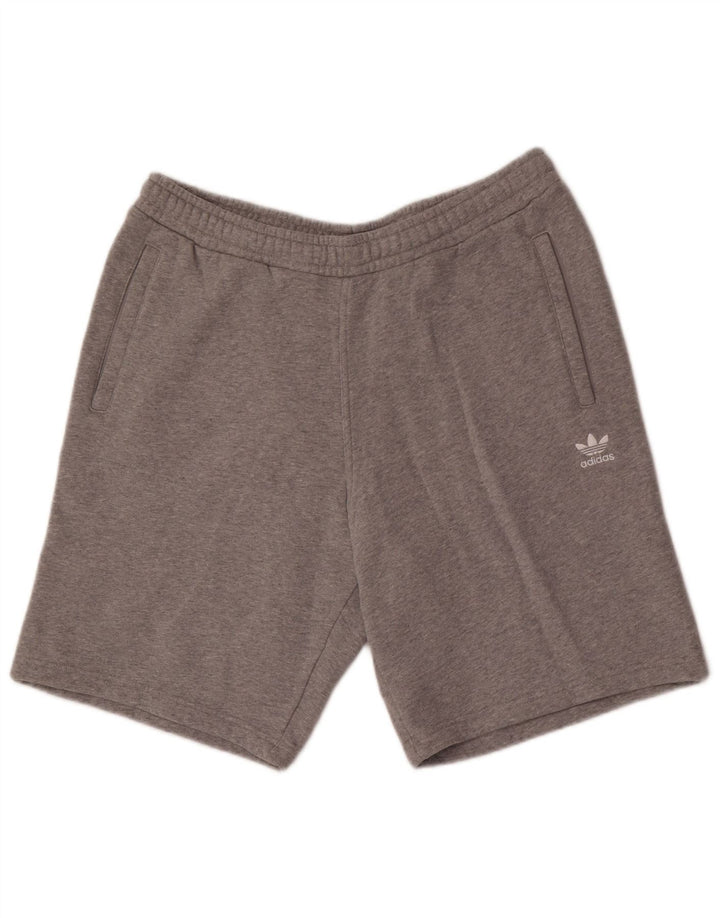 Ανδρικό αθλητικό σορτς Adidas μεγάλο γκρι