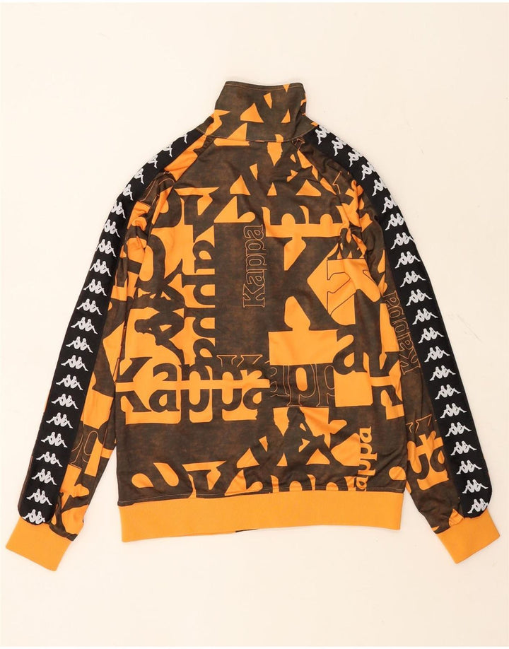 Ανδρική φόρμα γραφική Kappa Top Jacket Μικρό πορτοκαλί γεωμετρικό πολυεστέρα