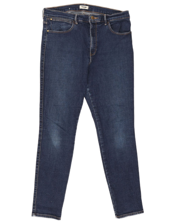 Wrangler Γυναικείο Ψηλό Skinny Jeans W34 L28 Μπλε βαμβακερό