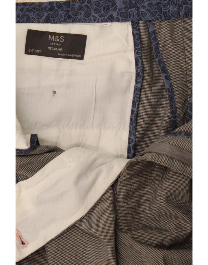 Ανδρικό παντελόνι με καρφίτσα Marks & Spencer W34 L29 Γκρι