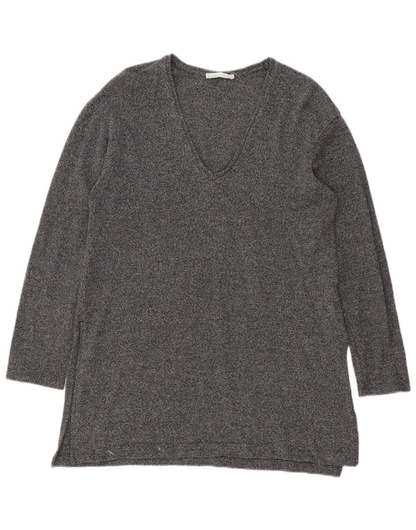 Zara Γυναικείο μακρυμάνικο τοπ UK 14 Large Grey