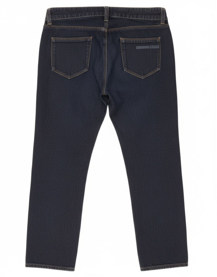 Prada Γυναικείο Cropped Jeans W25 L22 Navy Blue