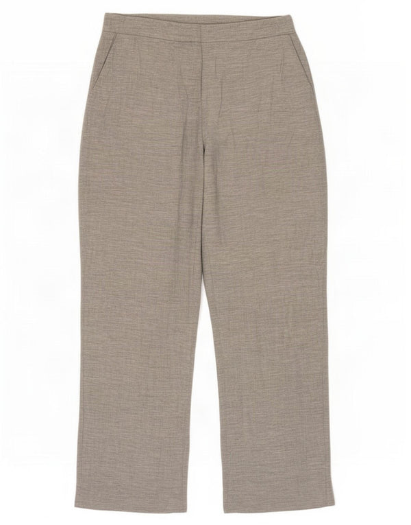 Zara Γυναικείο ψηλόμεσο παντελόνι Chino με μεσαία γραμμή W28 L32 με γκρι φλύκταινες