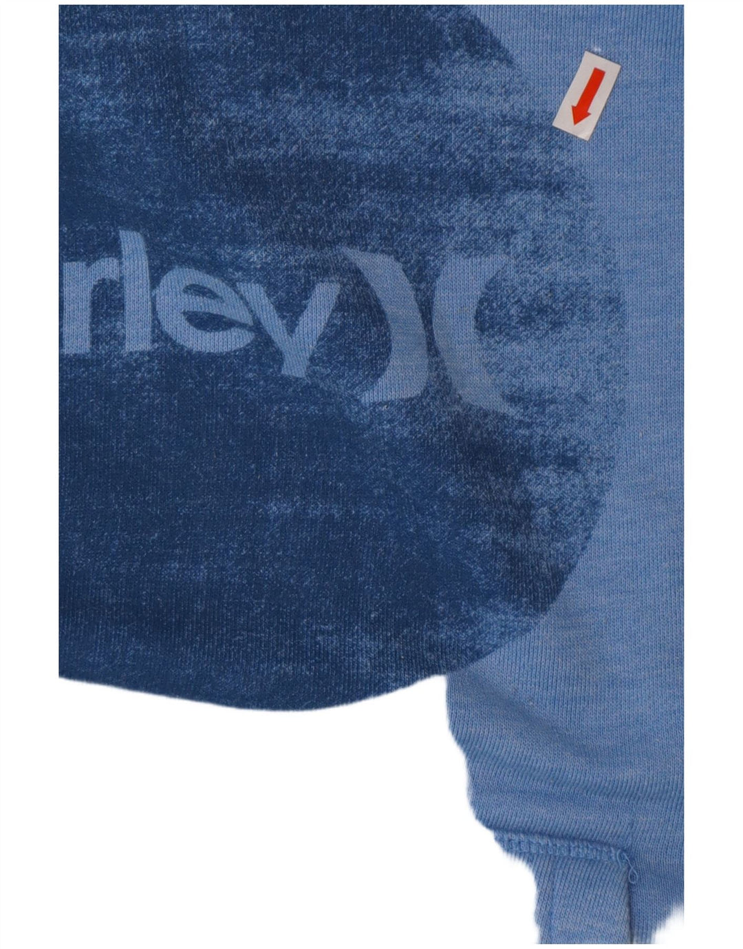 HURLEY Γυναικείο Γραφικό Hoodie Jumper UK 14 Medium Blue